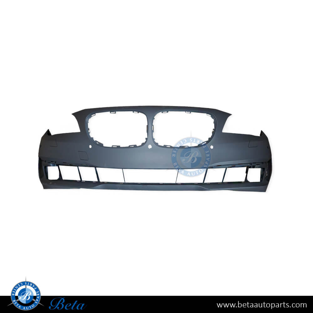 Front Bumper with PDC with Washer without Camera for BMW 7 Series F01 / F02 LCI 2013-2015 models, Part Number 51117313945 Front Bumper with PDC with Washer without Camera for BMW 7 Series F01 / F02 LCI 2013-2015 models, Part Number 51117313945